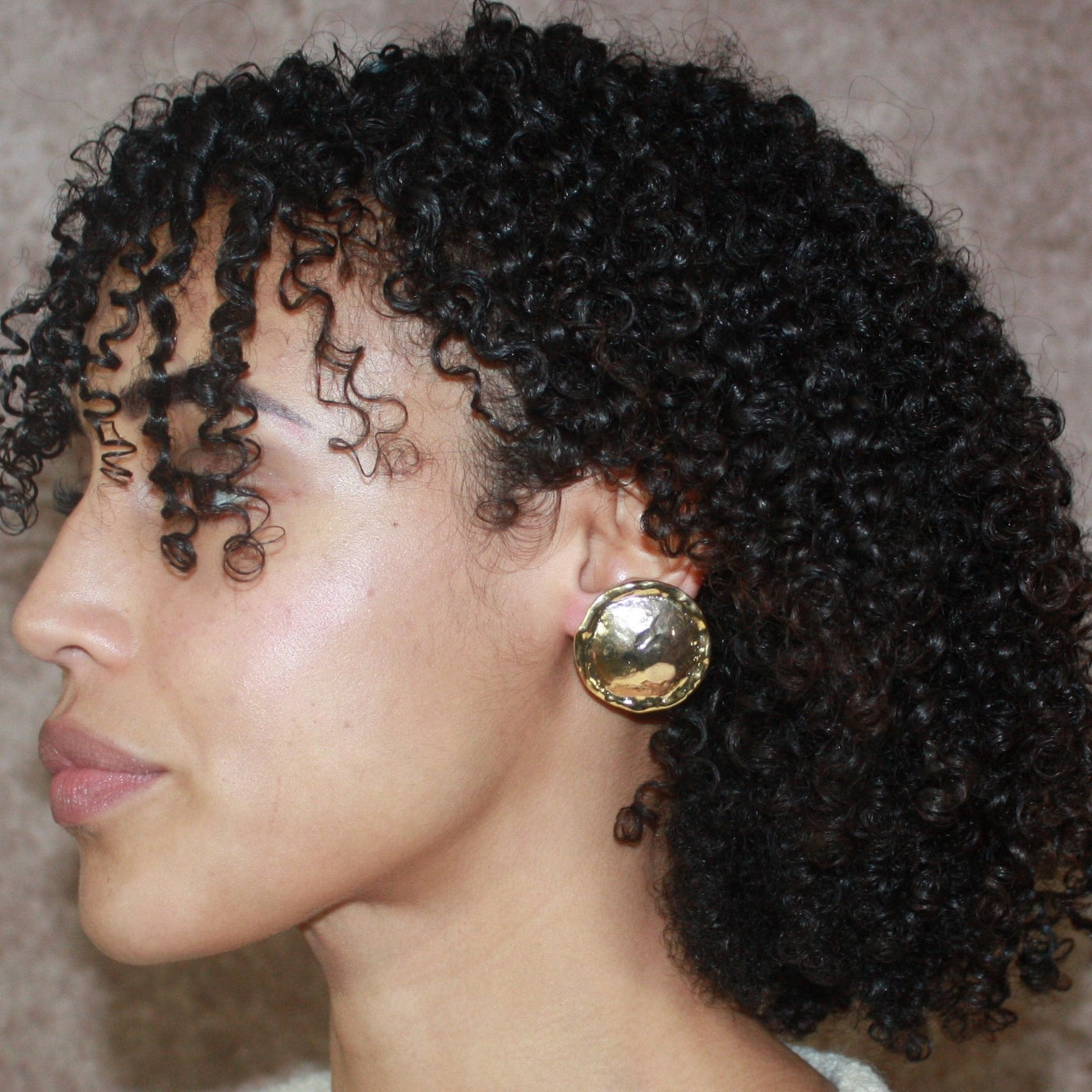 'Goldie' Gold Plated Large Earrings